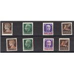 Occup. Straniere dei Territori Italiani - Occup. Tedesca - Zante - 1943 - Emissione completa soprast., n° 1/6 + P.A. 1/2. Firm.: