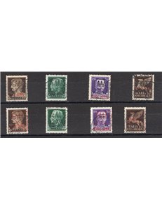 Occup. Straniere dei Territori Italiani - Occup. Tedesca - Zante - 1943 - Emissione completa soprast., n° 1/6 + P.A. 1/2. Firm.:
