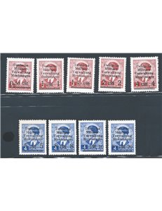 Occup. Straniere dei Territori Italiani - Occup. Tedesca - Montenegro - Emissioni di Cettigne - 1943 - Francobolli di Jugoslavia