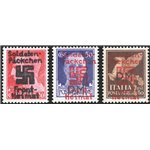 Occup. Straniere dei Territori Italiani - Occup. Tedesca - Egeo - Salonicco - Posta militare Imperiale 20 c. + 50 c. + P.A. 50 c