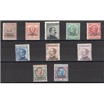Uff. Post. all'Estero - Levante - Tripoli di Barberia - 1909 - Soprast serie n° 1/10. Cert.: Biondi. Cat. € 760 (*)