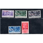 Castelrosso - 1930 - Ferrucci, serie n° 25/29. Cert.: IC. Cat. € 500 (**)