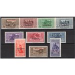 Castelrosso - 1932 - Garibaldi, serie n° 30/39. Cert.: IC. Cat. € 1.100 (**)
