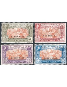 Cirenaica - 1923 - Propaganda Fide, serie n° 1/4. Cat. € 150 (**)