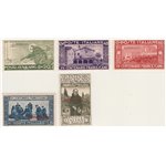 Cirenaica - 1926 - S. Francesco, serie n° 27/31. Cat. € 90 (**)