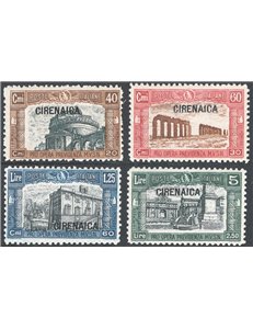 Cirenaica - 1937 - Milizia I, serie n° 38/41. Cat. € 60 (**)