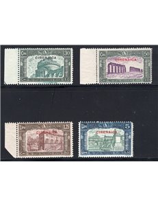 Cirenaica - 1930 - Milizia III, serie n° 68/71. Cert.: Biondi. Cat. € 1.100 (**)