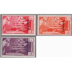 Cirenaica - 1932 - P.A. soprast., serie n° 1/3. Cat. € 50 (**)