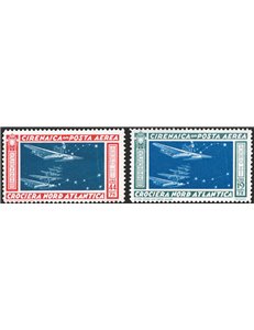 Cirenaica - 1933 - P.A. Crociera Balbo, serie n° 18/19. Cat. € 200 (**)