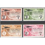 Cirenaica - 1934 - P.A. 1° Volo Roma Buenos Aires, serie n° 20/23. Cat. € 85 (**)