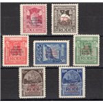 Egeo - 1931 - Pittorica con soprast., serie n° 30/36. Cert.: IC. Cat. € 960 (**)