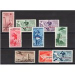 Egeo - 1934 - Calcio, serie n° 75/79 + P.A. 34/37. Cert.: IC. Cat. € 2.900 (**)