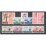 Egeo - 1940 - I Mostra Triennale d'Oltremare, serie n° 111/17 + P.A. 52/55. Cat. € 140 (U)