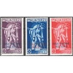 Egeo - 1932 - P.A. Ferrucci, serie n° 1/3. Cat. € 110 (*)