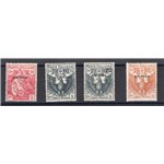 Eritrea - 1916 - Croce Rossa, serie n° 41/44. Cert.: Biondi. Cat. € 500 (**)