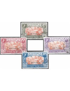 Eritrea - 1923 - Propaganda Fide, serie n° 61/64 con annulli non garantiti in quanto poco leggibili. Cat. € 350 (U)