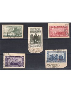 Eritrea - 1926 - S. Francesco, serie n° 102/6. Cat. € 240 (Fr)