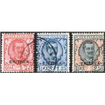 Eritrea - 1926 - Floreale soprast., serie n° 113/15. Cert.: Biondi. Cat. € 220 (U)