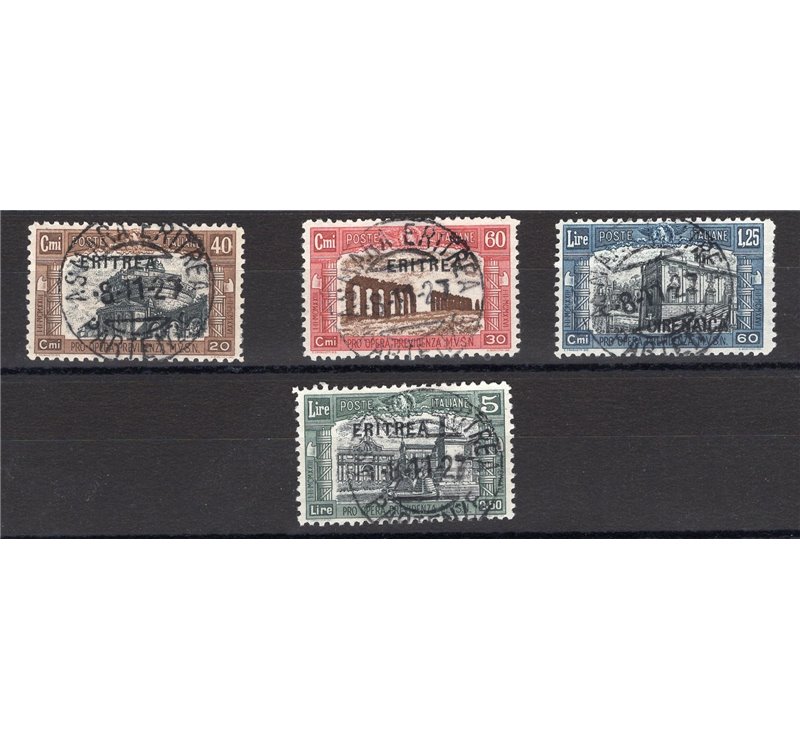 Eritrea - 1927 - Milizia I, serie n° 116/19. Cert.: IC. Cat. € 350 (U)