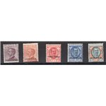 Eritrea - 1928/29 - Soprast., serie n° 123/27. Cert.: IC. Cat. € 1.100 (*)