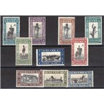 Eritrea - 1930 - Soggetti Africani, serie n° 155/64. Cert.: IC. Cat. € 280 (*)