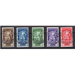Eritrea - 1930 - Istituto Agricolo Coloniale, serie n° 174/78. Cat. € 300 (U)