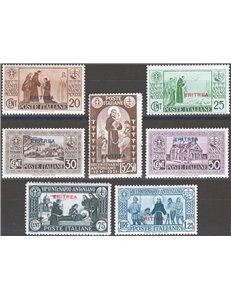 Eritrea - 1930 - S. Antonio, serie n° 188/94. Cat. € 100 (**)