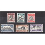 Libia - 1929 - III Fiera di Tripoli, serie n° 81/86. Cert.: IC. Cat. € 1.375 (**)