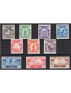 Libia - 1931 - V Fiera di Tripoli, serie n° 95/102 + P.A. 3 + Ex 16. Cert.: IC. Cat. € 975 (**)