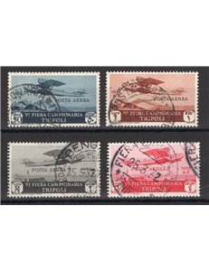 Libia - 1932 - VI Fiera di Tripoli, P.A. serie n° 4/7. Cert.: IC. Cat. € 750 (U)