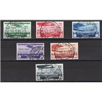 Libia - 1933 - VII Fiera di Tripoli, P.A. serie n° 8/13. Cert.: IC. Cat. € 850 (U)
