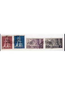 Libia - 1937 - XI Fiera di Tripoli, serie n° 142/43 + P.A. 32/33. Cat. € 220 (U)