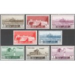 Libia - 1938 - XIII Fiera di Tripoli, serie n° 158/62 + P.A. 38/40. Cat. € 45 (**)