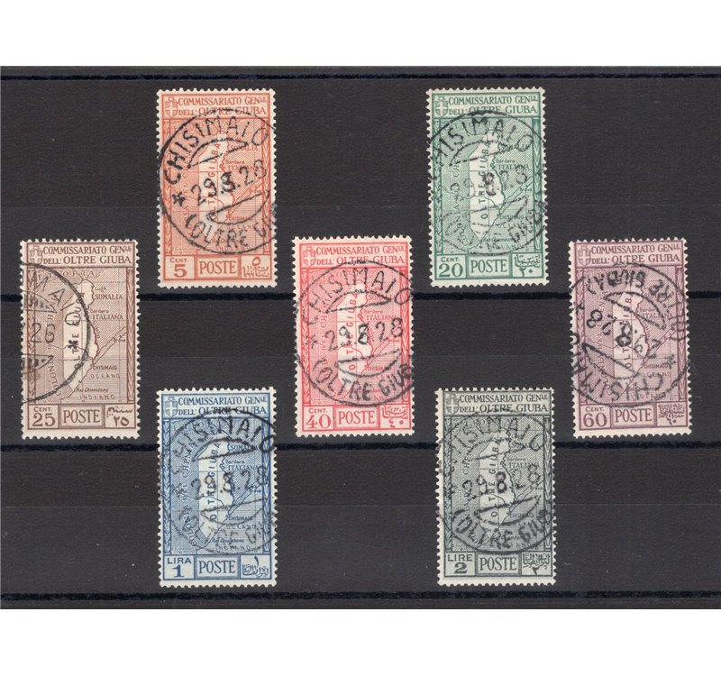 Oltre Giuba - 1926 - Annessione, serie n° 29/35. Cat. € 325 (U)