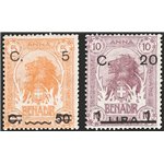 Somalia - 1906/7 - Leoni soprast., serie n° 17/18. Cat. € 275 (**)