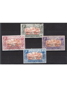 Somalia - 1923 - Propaganda Fide, serie n° 45/48 con annulli non garantiti in quanto poco leggibili. Cat. € 350 (U)
