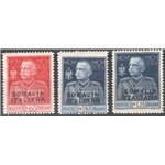 Somalia - 1925/26 - Giubileo dent. 13½, serie n° 70/72. Cat. € 110 (**)