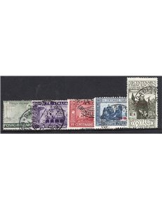 Somalia - 1926 - S. Francesco, serie n° 81/85. Cat. € 240 (U)