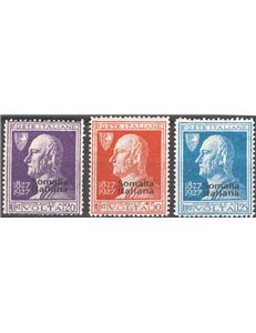 Somalia - 1927 - Volta, serie n° 109/11. Cat. € 50 (**)