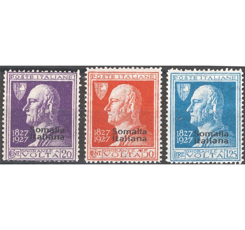 Somalia - 1927 - Volta, serie n° 109/11. Cat. € 50 (**)