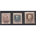 Somalia - 1928 - Vittorio Emanuele con soprast. del 2° tipo, serie n° 116/18. Cat. € 800 (**)