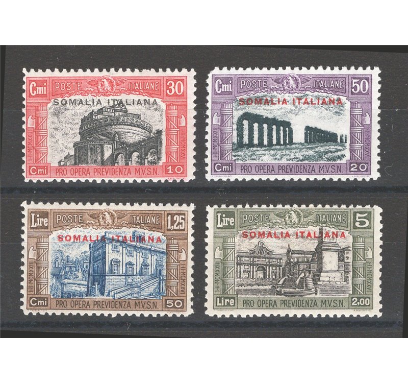 Somalia - 1929 - Milizia II, serie n° 119/22. Cat. € 100 (**)