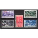Somalia - 1930 - Ferrucci, serie n° 133/37. Cert.: IC. Cat. € 250 (**)