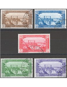 Somalia - 1930 - Istituto Agricolo Coloniale, serie n° 144/48 con annulli non garantiti in quanto poco leggibili. Cat. € 300 (**