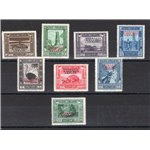 Somalia - 1934 - Onoranze al Duca degli Abruzzi, serie n° 185/92. Cert.: IC. Cat. € 1.000 (**)
