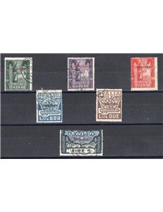Tripolitania - 1923 - Marcia su Roma, serie n° 5/10. Cert.: IC. Cat. € 450 (U)