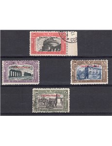 Tripolitania - 1929 - Milizia II, serie n° 50/53. Cert.: IC. Cat. € 300 (U)