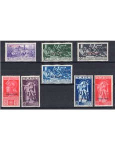 Tripolitania - 1930 - Ferrucci, serie n° 64/68 + P.A. 1/3. Cert.: Biondi. Cat. € 500 (**)