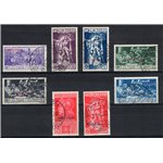 Tripolitania - 1930 - Ferrucci, serie n° 64/68 + P.A. 1/3. Cert.: IC. Cat. € 375 (U)