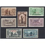 Tripolitania - 1931 - S. Antonio, serie n° 87/93. Cert.: IC. Cat. € 300 (U)